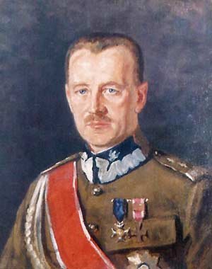 Painting of General Wladyslaw Sikorski. 